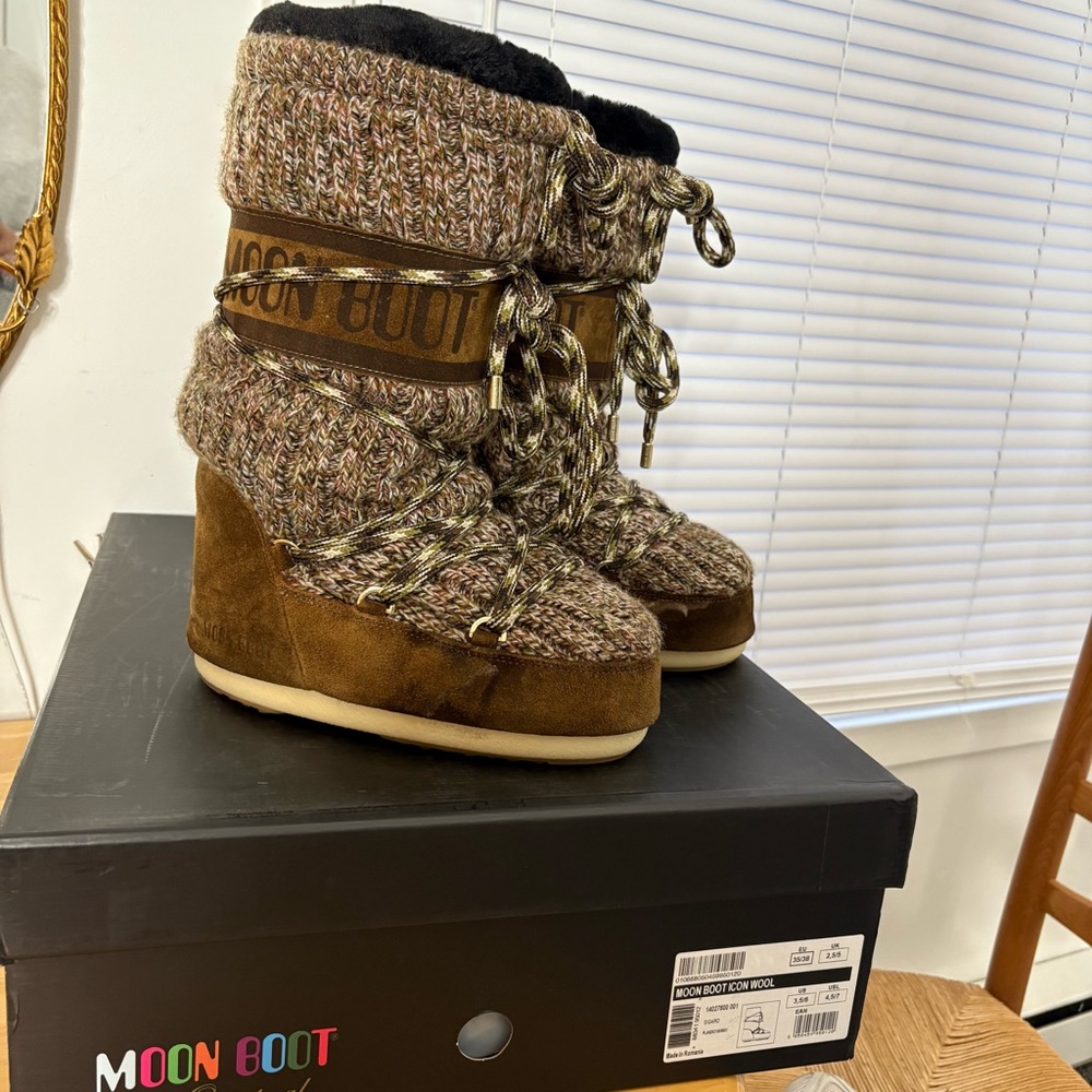 Moon Boot Icon Wool Boot - Picture 2 of 9